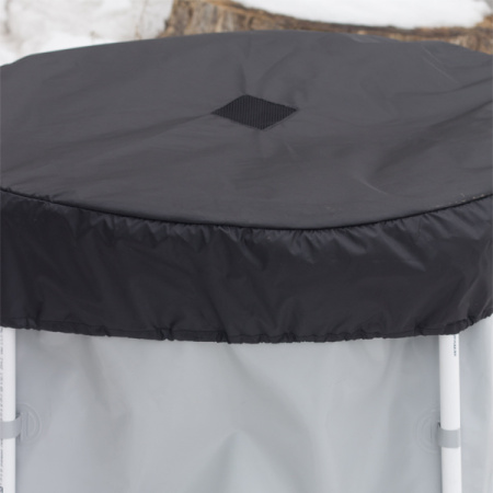 Складная ёмкость для воды из ПВХ EKUD на 300 л с каркасом и крышкой