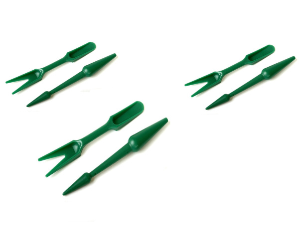 Набор инструментов для посадки и пикировки рассады, 3 шт (6 предметов)