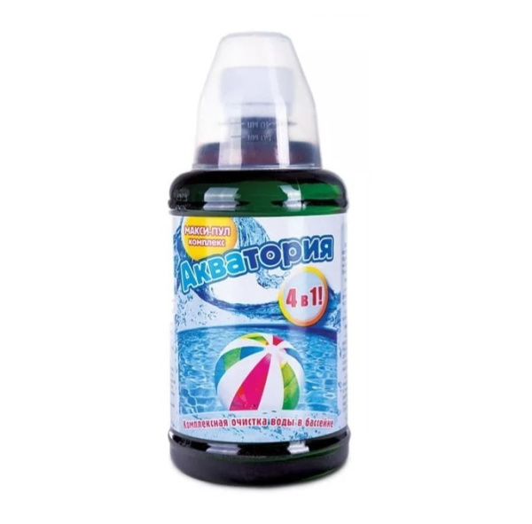 Акватория Макси-пул-КОМПЛЕКС для комплексной очистки воды в бассейне 500 мл Акватория Макси-пул-КОМПЛЕКС для комплексной очистки воды в бассейне 500 мл