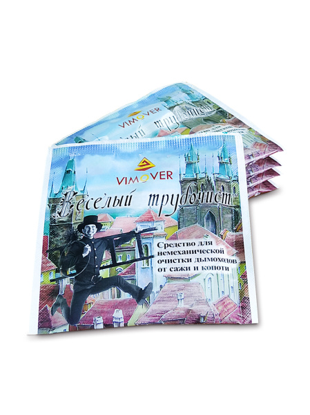 Средство для немеханической очистки от сажи и копоти, 5х20 гр, Весёлый трубочист Макси