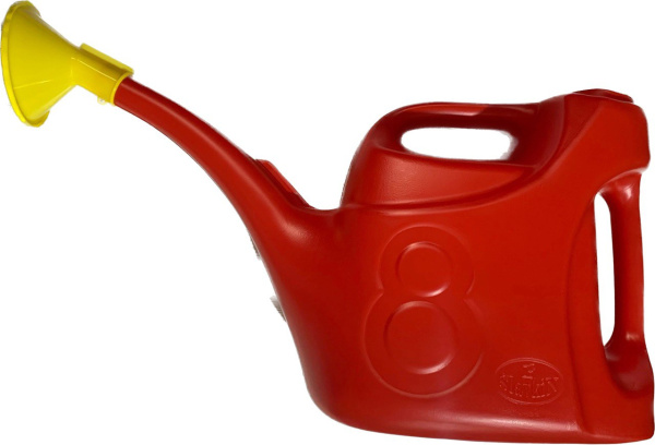 Лейка 8 л Урожайная садово-огородная с рассеивателем пластиковая