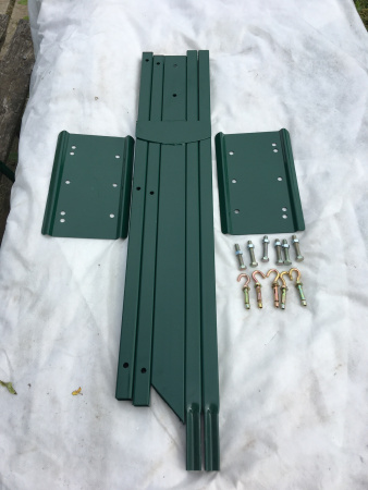 Подвижная шпалера для малины Веер Зеленая комплект из 2 шт PEKGDSM МС-Про