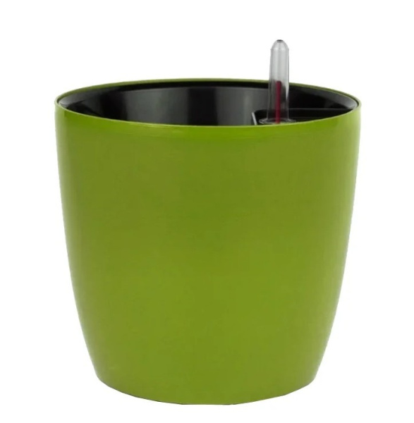Горшок с автополивом Комфорт 3,5 л ПИ-25-6ТХ d-16 h-17 см Оливковый Горшок с автополивом Комфорт 3,5 л ПИ-25-6ТХ d-16 h-17 см Оливковый
