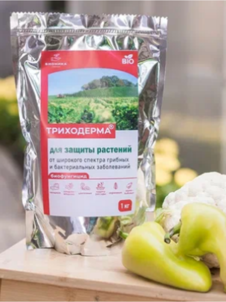 Препарат Триходерма Бионика от корневой гнили фитофтороза черной ножки 1 кг