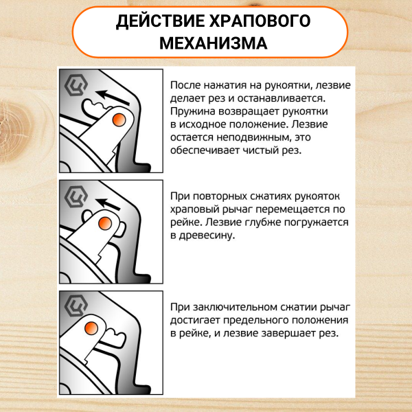 Сучкорез с телескопическими ручками 0207