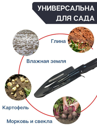 Лопата штыковая облегчённая ЛКО Джокер 65 г графит