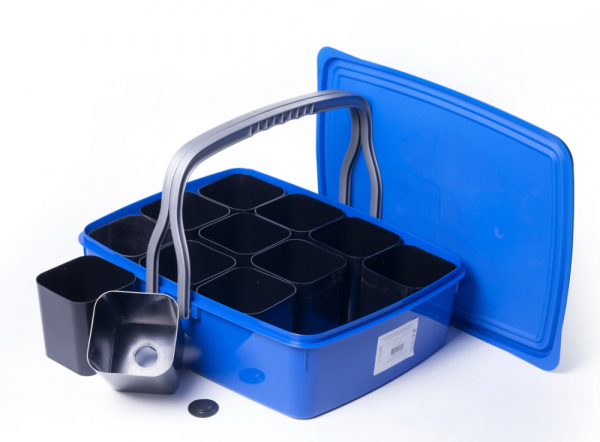 Набор для выращивания рассады в контейнере 10 л 12 стаканчиков ПИ-3-2ТХ Набор для выращивания рассады в контейнере 10 л 12 стаканчиков ПИ-3-2ТХ