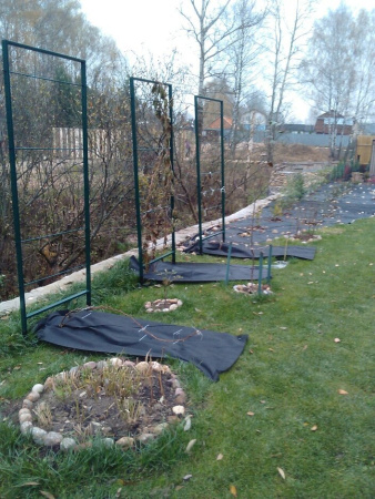 Зимнее укрытие с УФ Зимний Домик для винограда Комплект 60 г/м2, 1,8 м