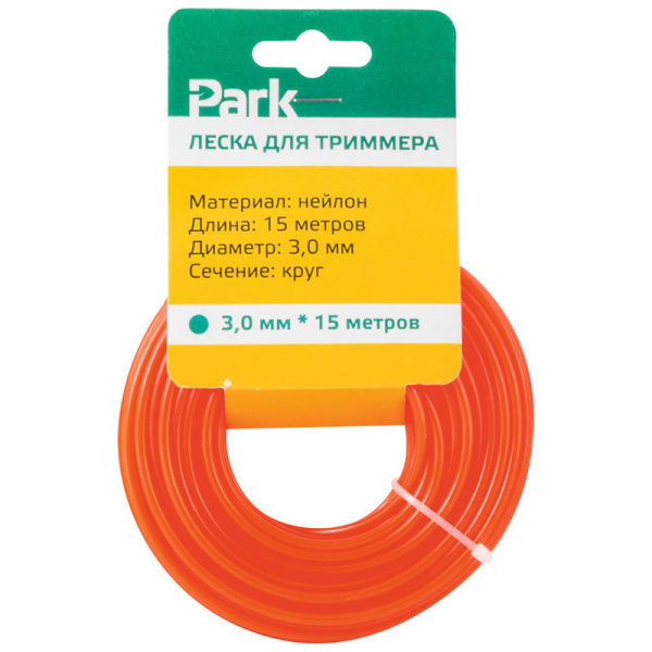 Леска для триммеров Park 1,3 мм, 15 м круг