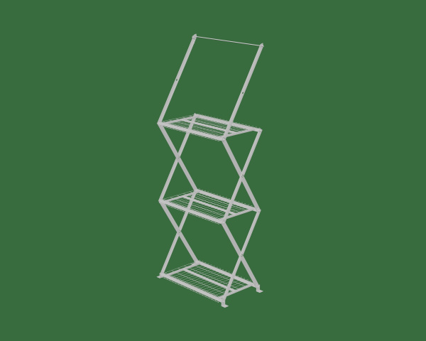 Мини стеллаж "Рассада и цветы" с держателем для фито лампы. МС-Про