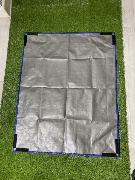 Коврик для пересадки растений ЗемлеДелица серо-синий с липучками 180 г/м2, 80 х 100 см, 2 шт Благодатное земледелие