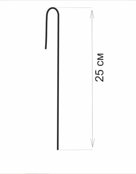 Колышки скобы для бордюрной ленты 25 см диаметр 4 мм металлические 50 шт Благодатное земледелие (Товары, которые скоро пропадут из магазина) Колышки скобы для бордюрной ленты 25 см диаметр 4 мм металлические 50 шт Благодатное земледелие (Товары, которые скоро пропадут из магазина)