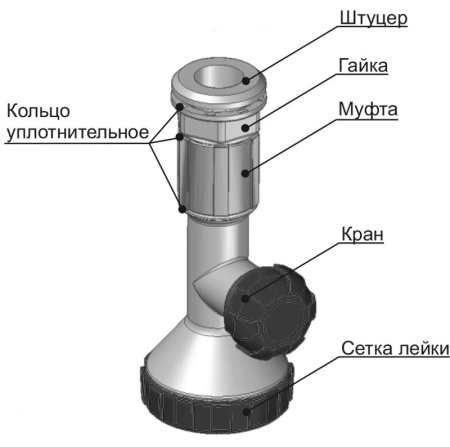 Кран душевой КД-2