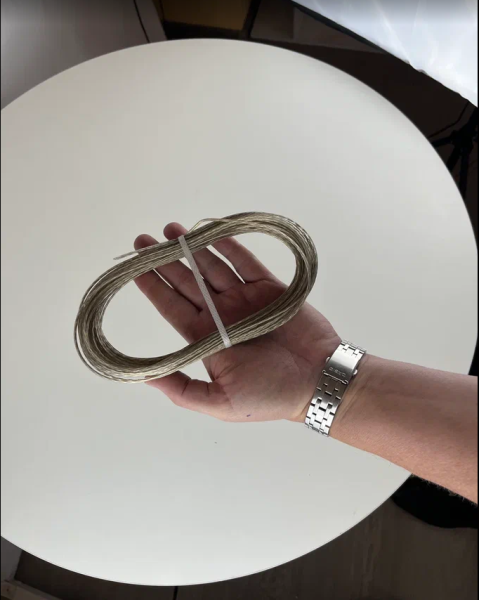 Трос металлополимерный ПР 2 мм прозрачный 20 м Благодатное земледелие