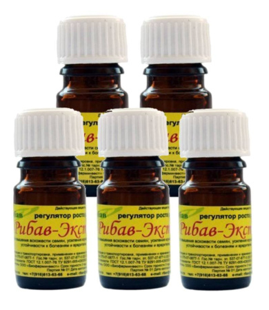 Удобрение Рибав экстра универсал стимулятор роста растений 10 мл, 5 шт