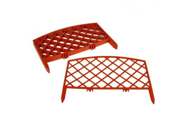 Забор декоративный ROMANIKA №1 295 см 7 шт терракот Забор декоративный ROMANIKA №1 295 см 7 шт терракот