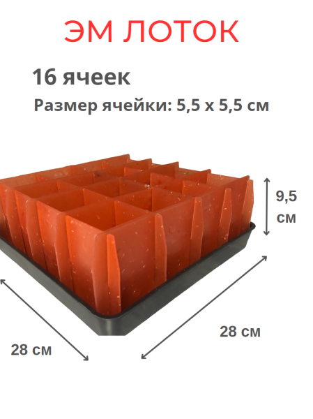 ЭМ-лоток для рассады №2