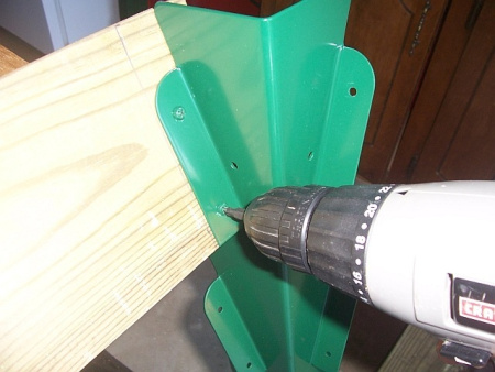 Комплект из 4 кронштейнов для сборки Компостера коричневый МС-Про