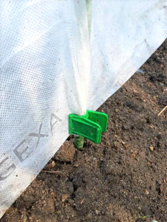 Зажим-прищепка для крепления укрывного материал к дугам 10-12 мм, 20 шт