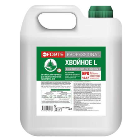 Bona Forte Professional Жидкое удобрение Хвойное L, канистра 5 л