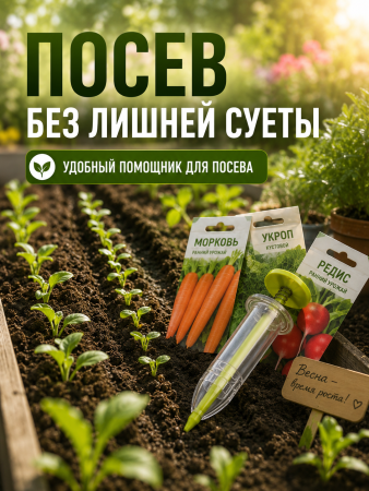 Дозатор-шприц LISTOK для семян