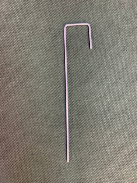 Колышки скобы Г-образные для укрывного материала металлические 10 шт Благодатное земледелие