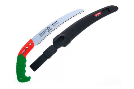 Пила с изогнутым полотном в чехле с поясным креплением 300 мм/4 мм GC-300-LH Samurai