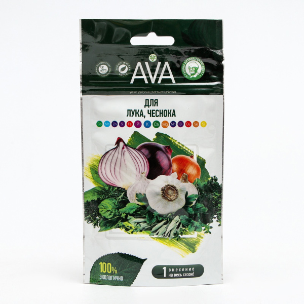Удобрение AVA для лука и чеснока, 100 гр