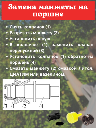 Ремкомплект РК-307 м-2 к опрыскивателю Туман