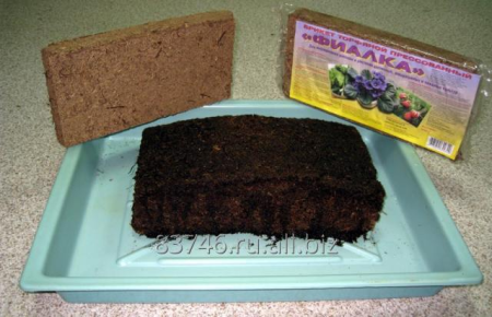 Торфяной Брикет Фиалка 1,4 кг