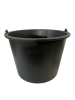 Горшок ЗД30Ц 12,0 л 31х23 см без отверстий, черный, литьё