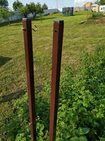 Подвижная шпалера для малины Веер Коричневая комплект из 2 шт PEKGDSM МС-Про