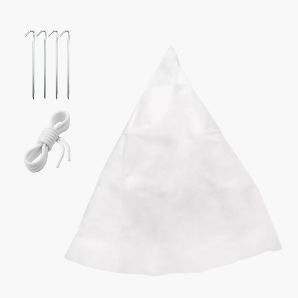 Зимнее укрытие с УФ с завязками и колышками для туй 42 г/м2, белый 155 х 350 см Благодатное Земледелие Зимнее укрытие с УФ с завязками и колышками для туй 42 г/м2, белый 155 х 350 см Благодатное Земледелие