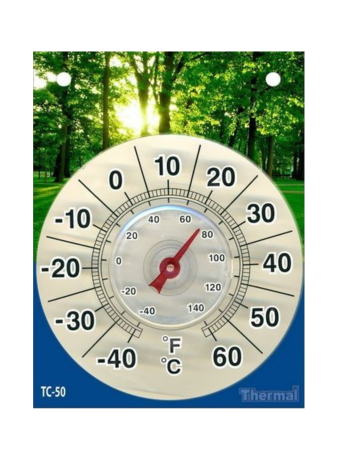 Термометр для пластиковых окон на присоске ТС-50
