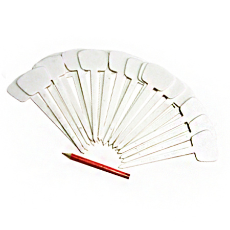 Набор ярлыков 25 шт длина 20 см с карандашом