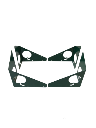 Уголок для грядки Яблочко зеленый комплект из 4 шт МС-Про