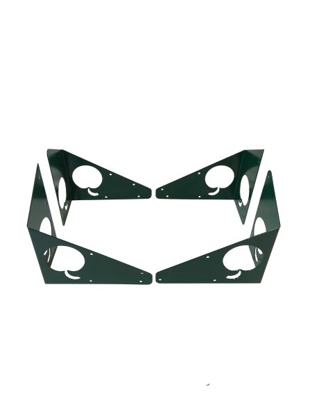 Уголок для грядки Яблочко зеленый комплект из 4 шт МС-Про