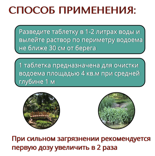 Средство Глобиома Понд Физитабс для очистки прудов фонтанов и декоративных водоемов 20 г Средство Глобиома Понд Физитабс для очистки прудов фонтанов и декоративных водоемов 20 г
