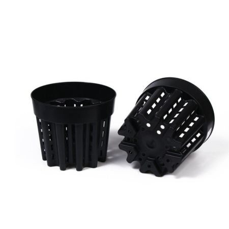 Горшок AirPot Д26АИР 7,5 л 26х21,5 см черный, литьё