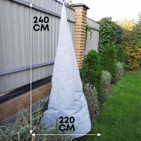 Зимнее укрытие с УФ для елей и сосен 60 г/м2, белый 220 х 240 см Благодатное Земледелие Зимнее укрытие с УФ для елей и сосен 60 г/м2, белый 220 х 240 см Благодатное Земледелие