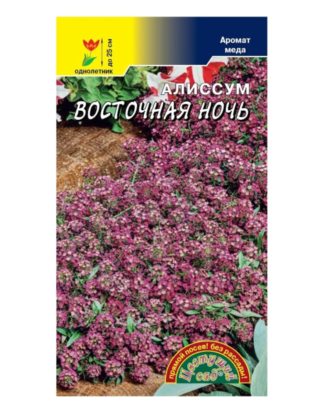 Семена Алиссум Восточная ночь Цветущий сад