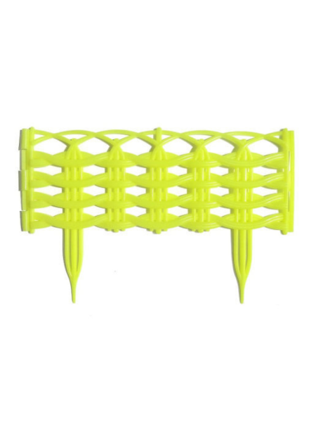 Заборчик Ивушка L=3 м, H=250 мм, 8 секций Лимонный
