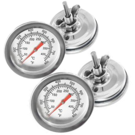 Термометр для мангала и барбекю КТ500 ТДШ-350, 2 шт