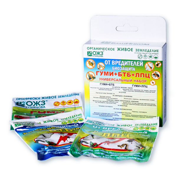 Удобрение Гуми 6 г + БТБ 25 г + ЛПЦ 25 г Удобрение Гуми 6 г + БТБ 25 г + ЛПЦ 25 г
