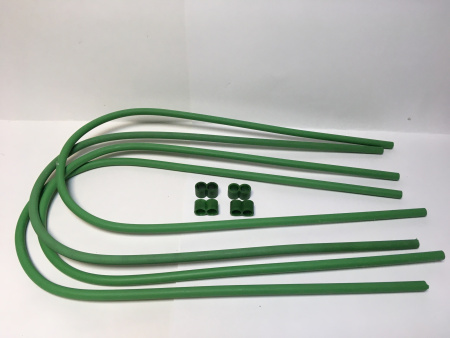 Ограждение для клумбы ПВХ разборное D10 мм L 1 м