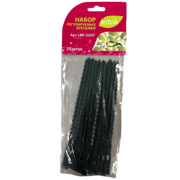 Крепеж хомут для подвязки растений 25 см 50 шт