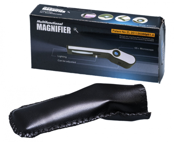 Многофункциональная лупа-микроскоп Magnifier с подсветкой