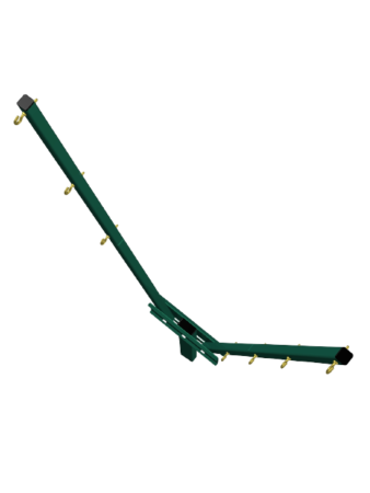 Подвижная шпалера для малины Веер Зеленая комплект из 2 шт PEKGDSM МС-Про