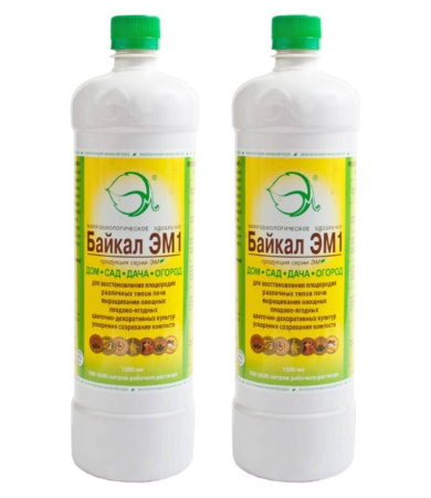 Микробиологическое удобрение Байкал Биотехсоюз 1 л, 2 шт