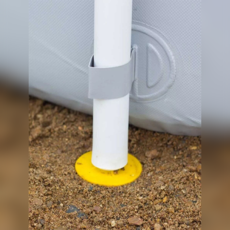 Складная ёмкость для воды из ПВХ EKUD на 1500 л с каркасом и крышкой